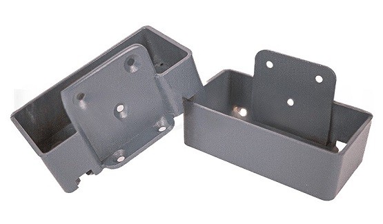 Крепление перил прямое из алюминия GardenParkett Серый купить в Орле